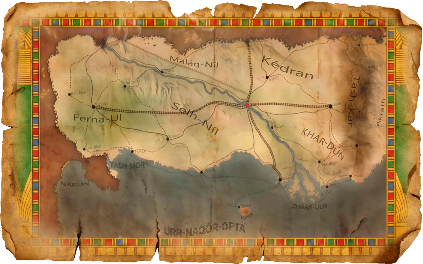 Mapa de la expedición